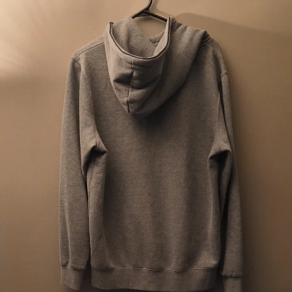 Jack & Jones - Gray Hoodie with Mesh Accent - Picture 6 of 6